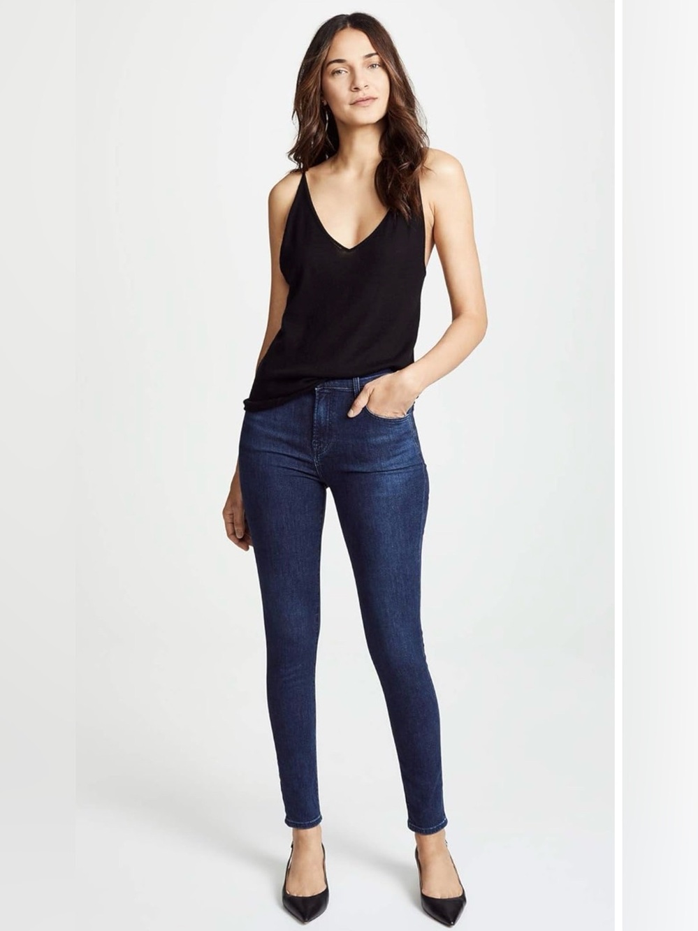 J Brand Women’s Dark Indigo Skinny Pencil Leg Jeans Low Rise 912 Y2K - Size 25